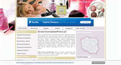 Desktop Screenshot of kosmetykawpolsce.pl