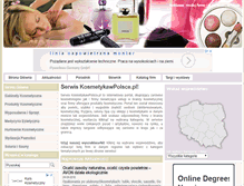 Tablet Screenshot of kosmetykawpolsce.pl